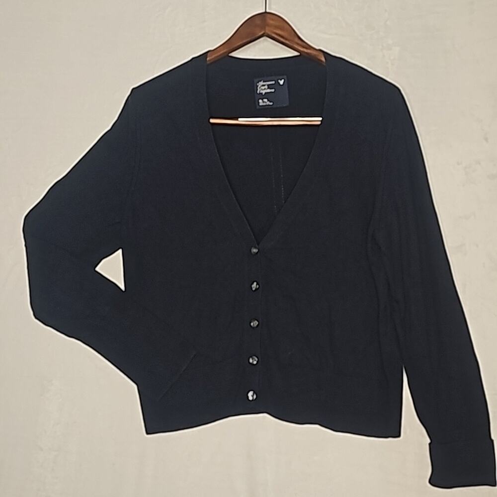 Women's Navy Buttondown Cardigan XL